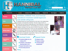 Tablet Screenshot of hannibalcarbide.com